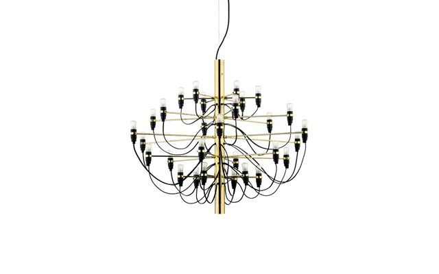 Flos 2097 Sarfatti Chandelier Led Brass 30 Lamps
