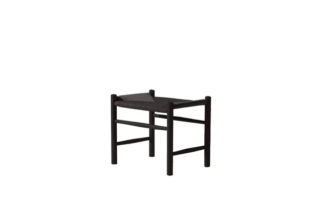 Fredericia Furniture J16 Stool Black-black Lacquered Oak