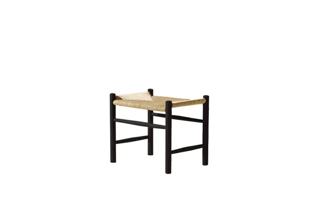 Fredericia Furniture J16 Stool Natural Black Lacquered Oak