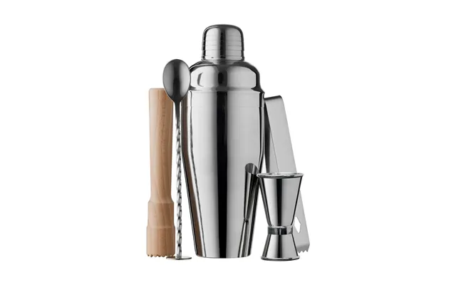 Funktion Funktion Bar Set 5 Pieces Stainless Steel-beech
