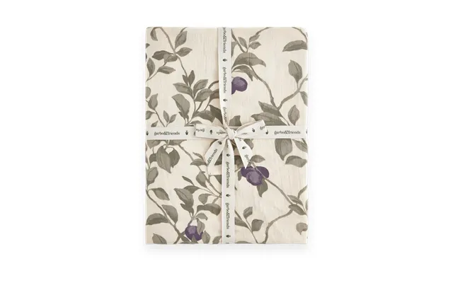Garbo&friends Plum Muslin Fitted Sheet 180x200x30 Cm