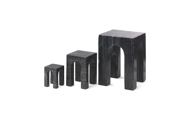 Gejst Arkis Book End 3 Pieces Black