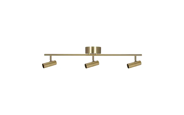 Globen Lighting Hubble 3 Long Ceiling Lamp Brushed Brass