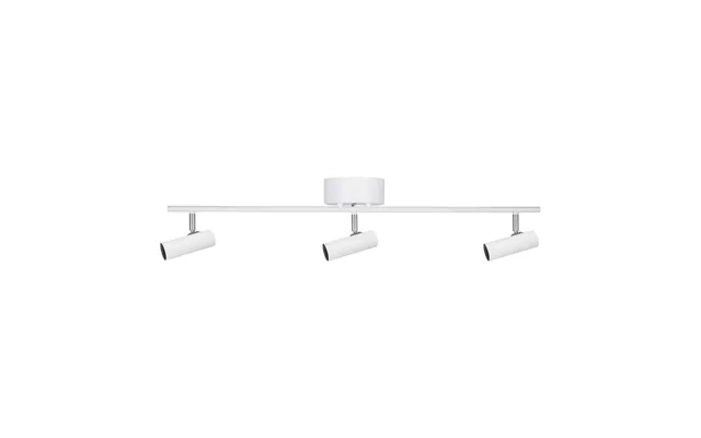 Globen Lighting Hubble 3 Long Ceiling Lamp White-chrome