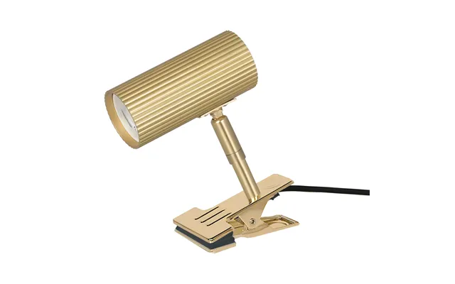 Globen Lighting Hubble Clamp Light Brushed Brass