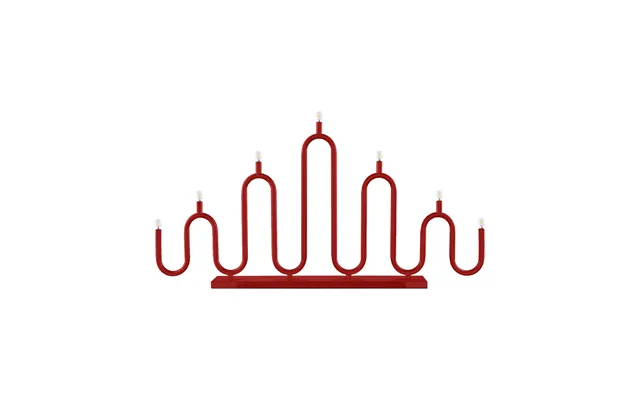 Globen Lighting Noel 7 Advent Candle Red