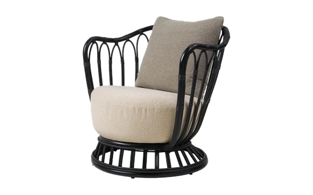 Gubi Grace Outdoor Armchair Lorkey Limonta 41-43-black product image