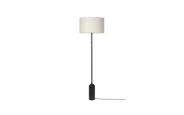 Gubi Gravity Floor Lamp Black Marble Canvas