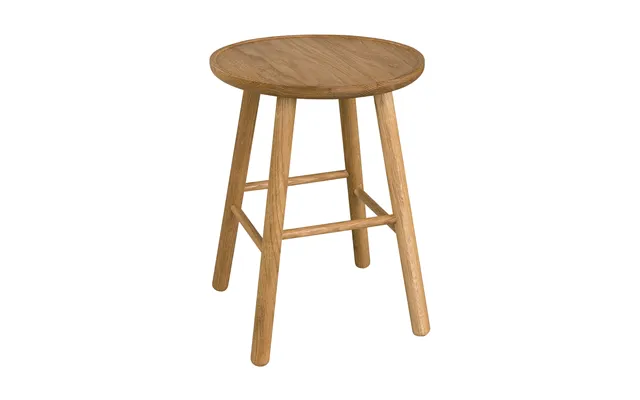 Hans K Zigzag Stool 47cm Oiled Oak