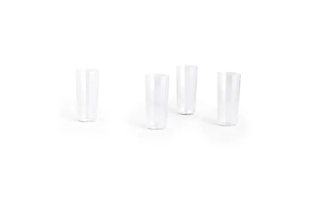 Hay Angle Drinking Glass 4-pack Tall 13 Cm