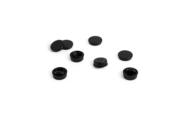Hay Facet Cabinet Feet And Wheels 4-pack Black