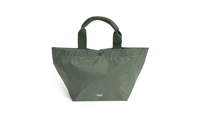 Hay Grid Everyday Bag Dark Green - Mini
