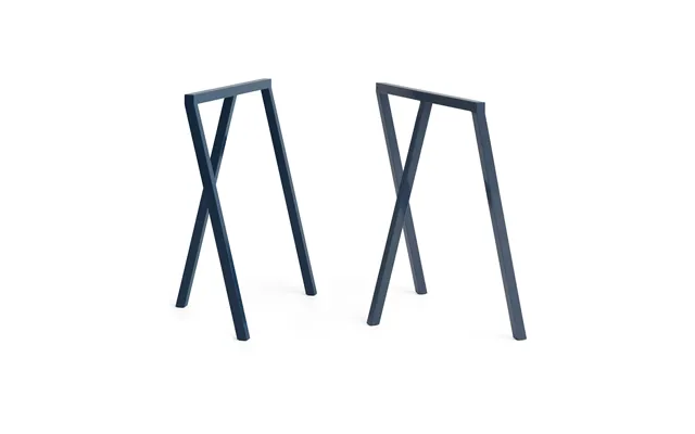 Hay Loop Stand Frame Leg Stand 72 Cm 2-pack Deep Blue