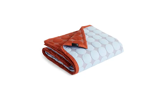 Hay Mega Dot Bedspread Organic 260x260 Cm Light Blue