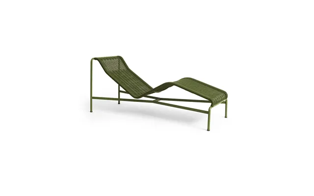 Hay Palissade Cord Chaise Longue Olive