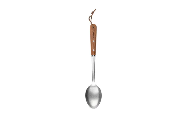 Heirol Stainless Steel Serving Spoon 34 Cm Beech