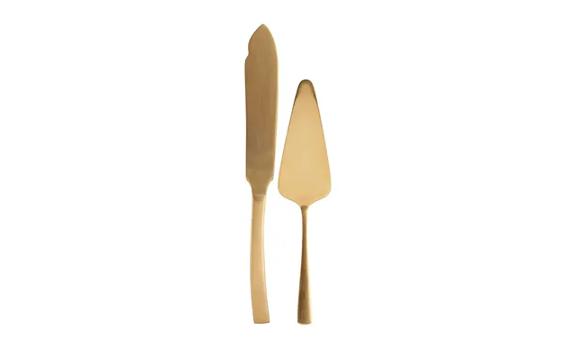 House Doctor Golden Cake Set 2 Pieces
