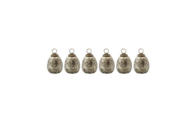 House Doctor House Doctor Place Card Holders - 6-pack Silver Finish
