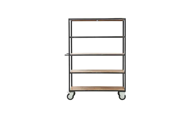 House Doctor House Doctor Shelving System 4 Wheels 175 Cm Black-nature