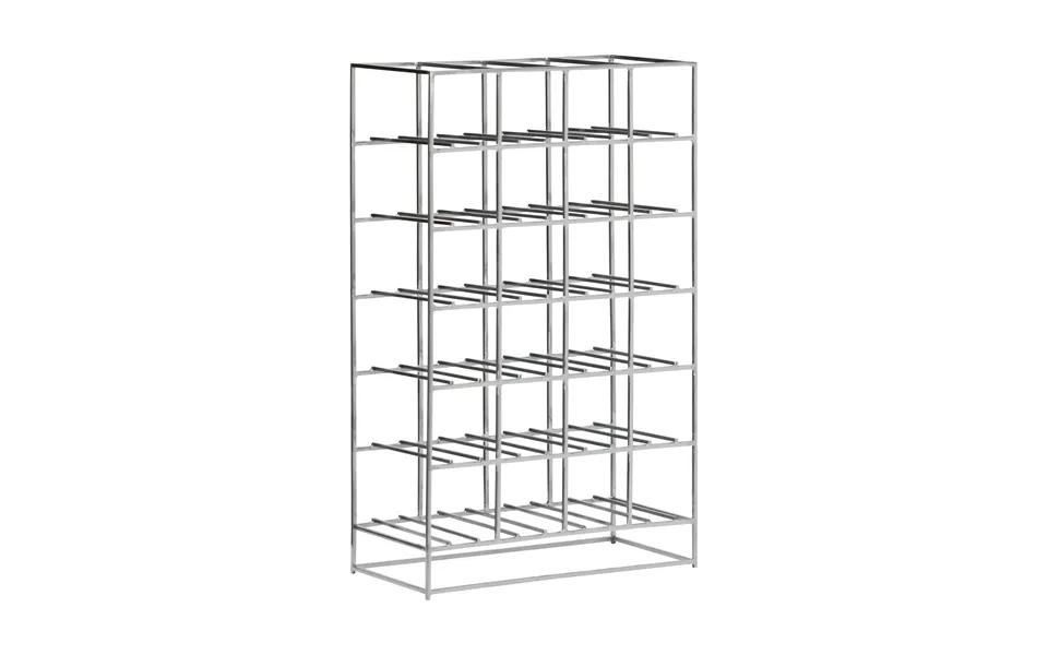 House Doctor House Doctor Wine Rack 24 Bottles 41x67 Cm Silver Finish
