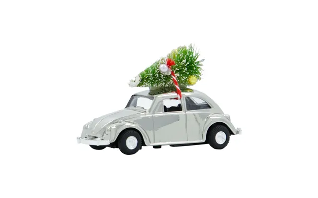 House Doctor Mini Xmas Car Silver