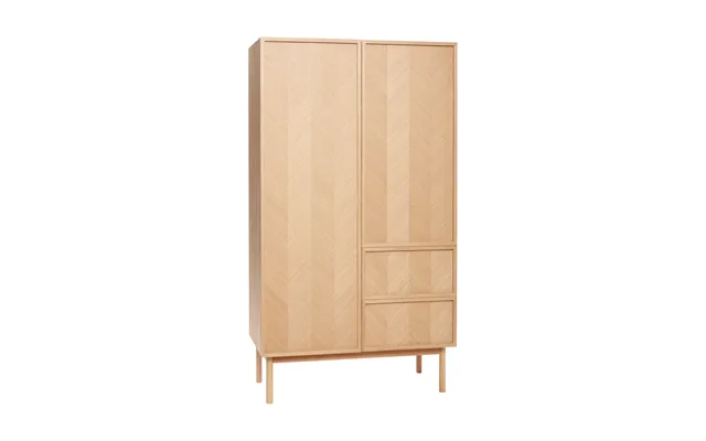 Hübsch Herringbone Wardrobe Large Oak