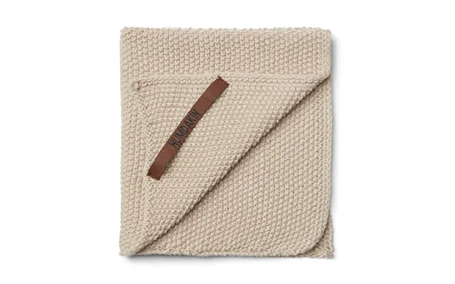 Humdakin Humdakin Knitted Dishcloth 28x28 Cm Light Stone