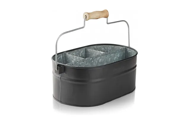 Humdakin Humdakin System Bucket Storage Box 30x19 Cm Matte Black