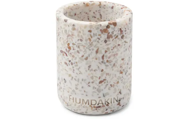 Humdakin Humdakin Terrazzo Tooth Brush Mug 10 Cm White-brown