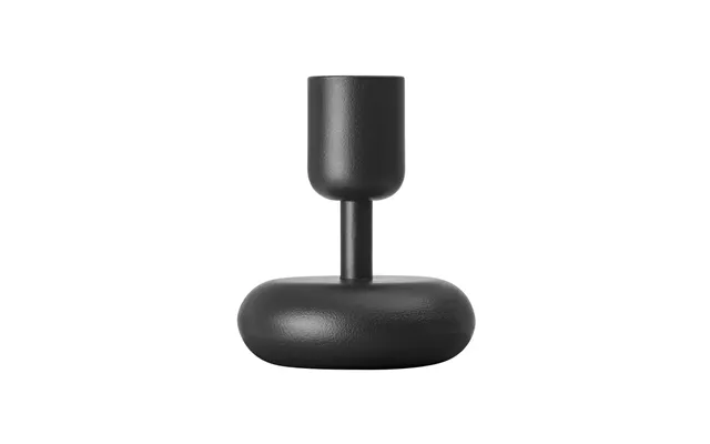 Iittala Nappula Candle Holder Dark Grey Small 107 Mm