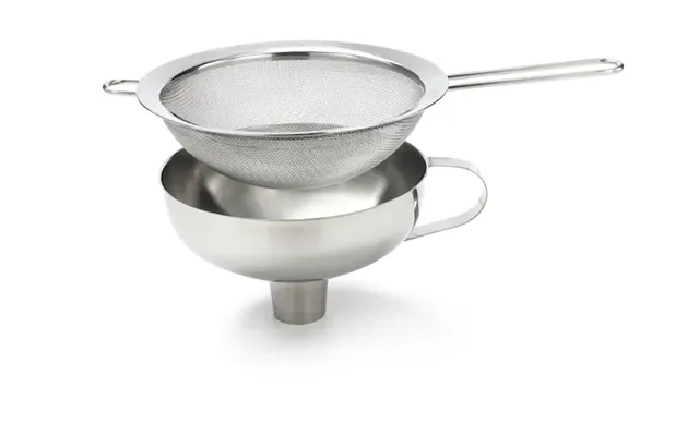 Isi Funnel With Strainer Stainless Steel