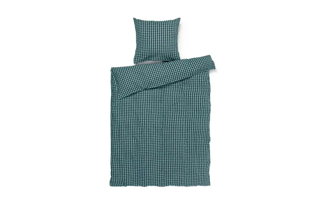 Juna Bæk&bølge Bedding Set 140x220 Cm Green-light Blue