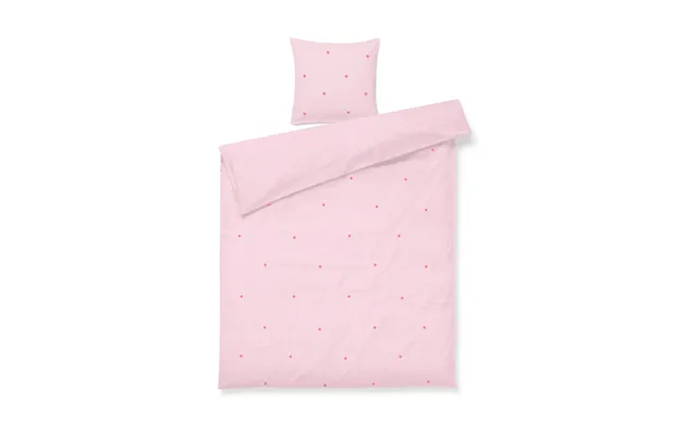 Juna Daisy Bedding Set 150x210 Cm Pink-red