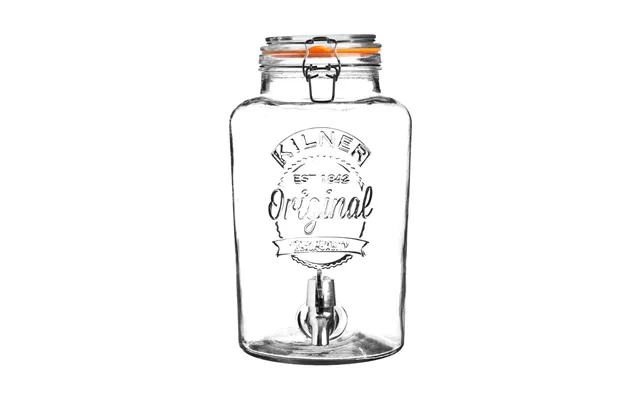 Kilner Kilner Glass Container With Tap 5 L Transparent