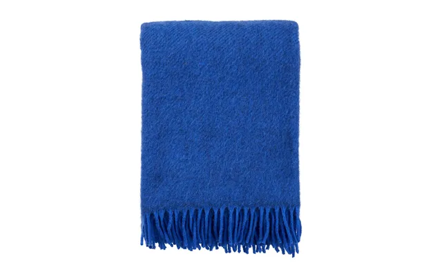 Klippan Yllefabrik Gotland Wool Throw 130x200 Cm Blue