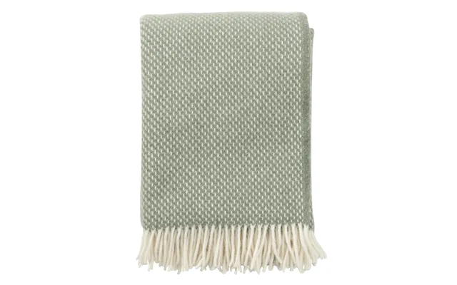 Klippan Yllefabrik Preppy Throw Dusty Green