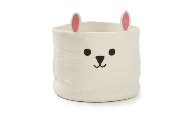 Klippan Yllefabrik Rabbit Basket Ø40 Cm White