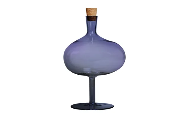 Kosta Boda Bod Bottle 295 Mm Midnight Blue