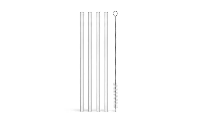 Kosta Boda Viva Straws Cleaning Brush 5 Pieces Clear