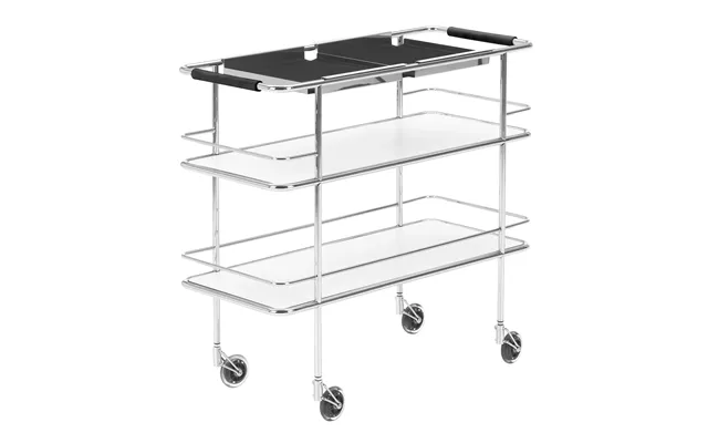 Lammhults Cargo Support Serving Trolley White Laminate-chrome