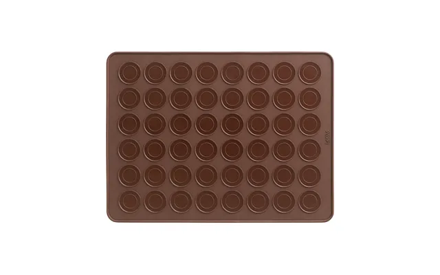 Lékué Lékué Macarons Baking Mat Silicone 40 Cm Brown