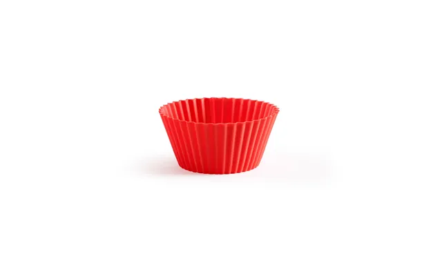 Lékué Lékué Muffin Molds Silicone 6-pack Red
