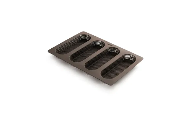 Lékué Lékué Silicone Mold Mini Baguette Brown