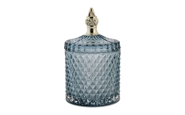 Lene Bjerre Miya Storage Jar With Lid Ø10.5 Cm Blue
