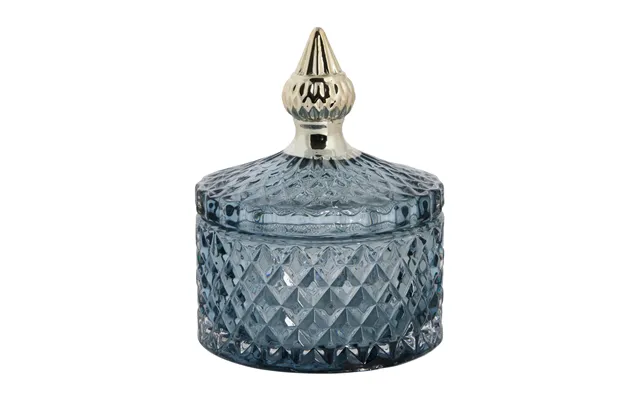 Lene Bjerre Miya Storage Jar With Lid Ø8.5 Cm Blue