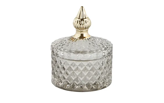 Lene Bjerre Miya Storage Jar With Lid Ø8.5 Cm Light Grey