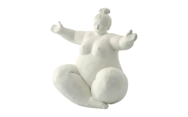 Lene Bjerre Serafina Decorative Embracing Woman 24 Cm White