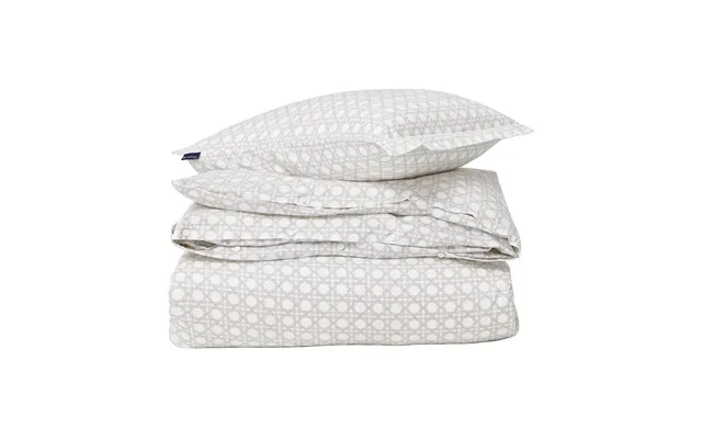 Lexington Rattan Printed Bedding Set 220x220 Cm White