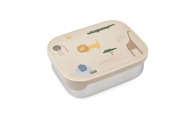 Liewood Arthur Lunchbox 13.5x17 Cm Safari Sandy Mix
