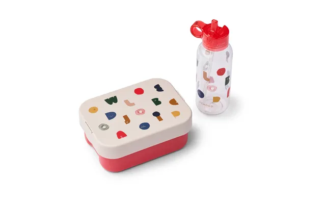 Liewood Chelsey Printed Lunchbox Set 2 Pieces Characters-sandy
